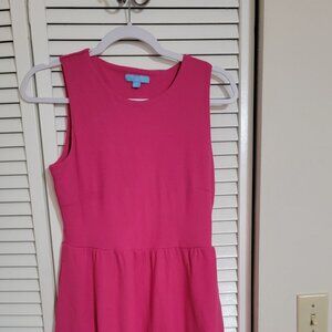 Draper James Small Hot Pink Sleeveless Sun Dress